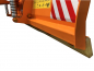 Preview: Bowell snow blade snow plow with pendulum compensation - Cat I / Cat II / Euro frontloader universal adapter - PU scraper - available in 140/160/180/200/220/240cm