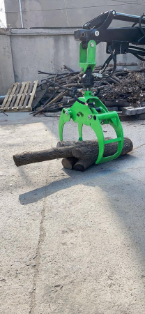 Bowell hydraulic wood grabber with rotator for Backhoe